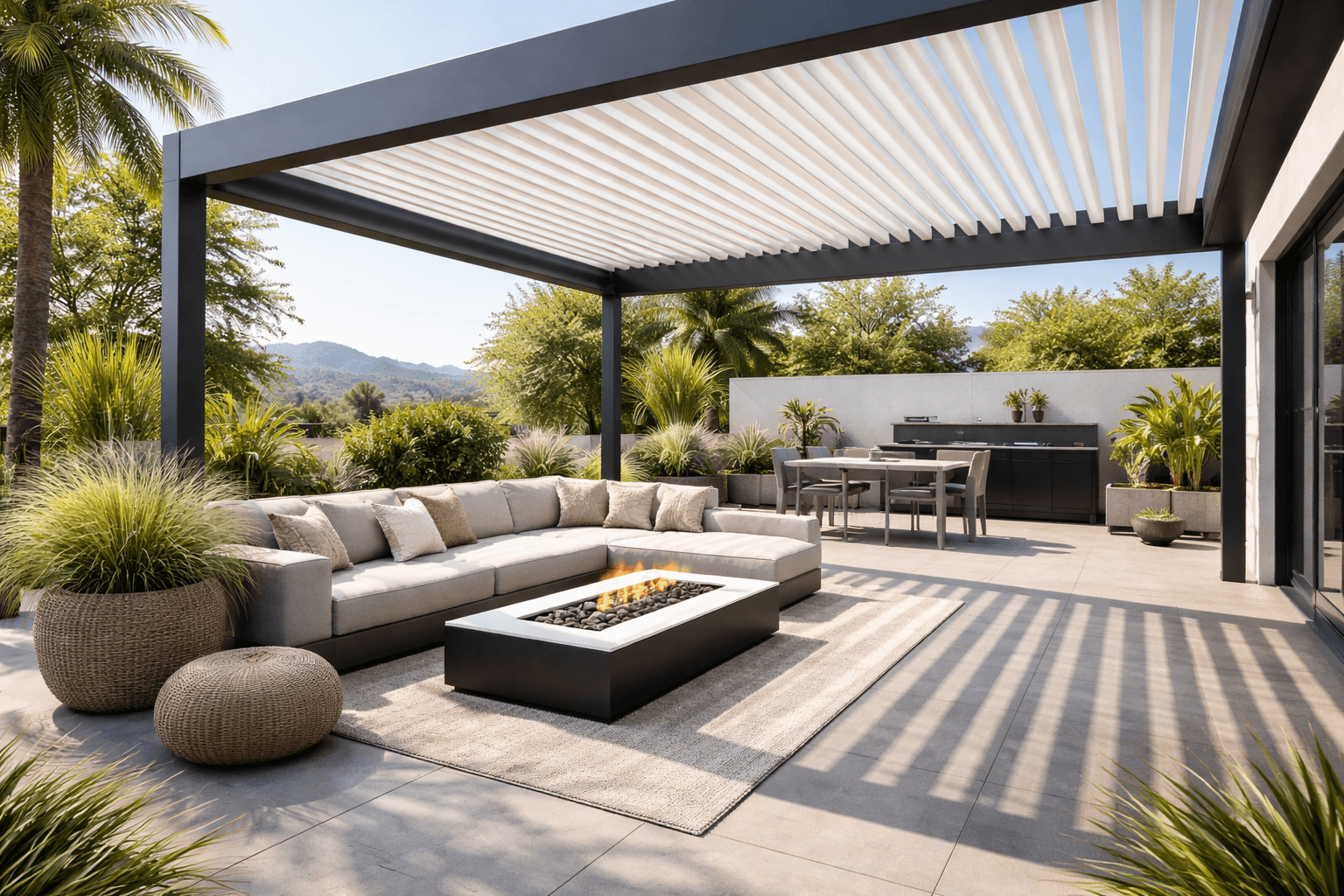 5 Ideen für moderne Terrassen mit Aluminium-Überdachung