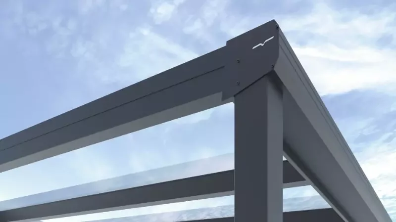 Terrassenüberdachung mit VSG Glas 8 mm klar als Dacheindeckung